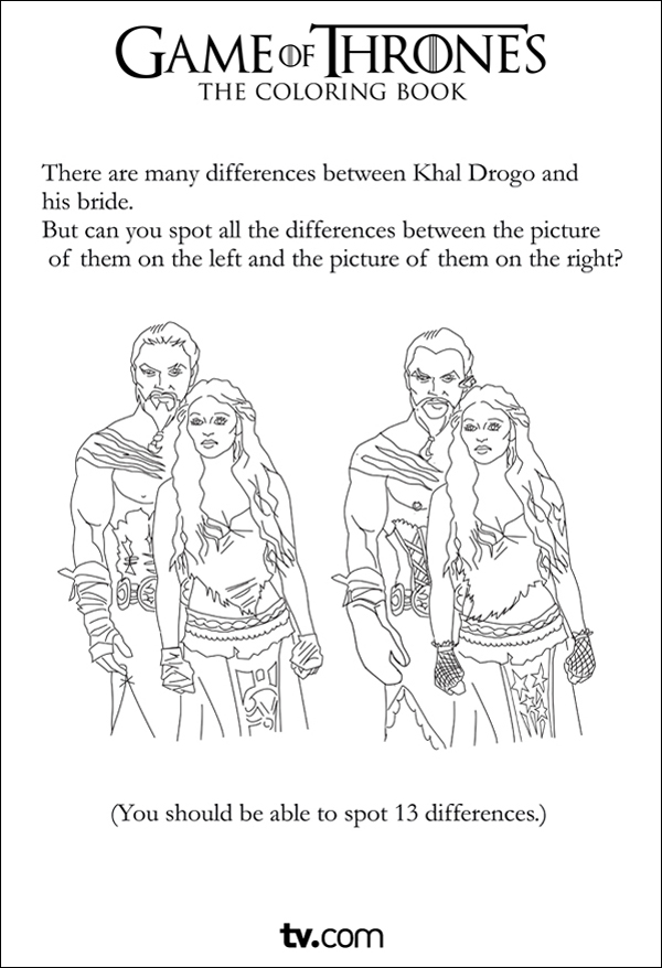 game of thrones coloring book pages colored - photo #5
