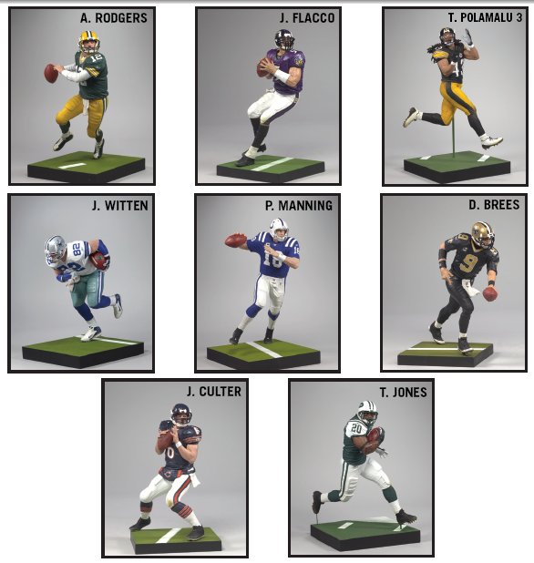 Images of McFarlane's Sport Picks: NFL Football Series 21 have been leaked 