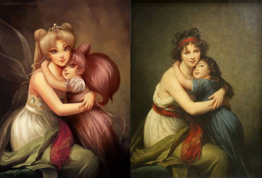 Classic Paintings Converted To Cartoon Masterpieces! | YouBentMyWookie
