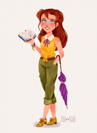 Anoosha-Syed-Disney-Princesses-As-Modern-Day-Girls-Jane-the-Artist-686x938.jpg