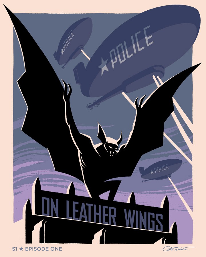 Batman The Animated Series' – Artist Creates Stunning Title Cards For All  65 Season 1 Episodes – YBMW