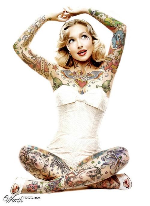 Full Body Sexy Women Tattoos