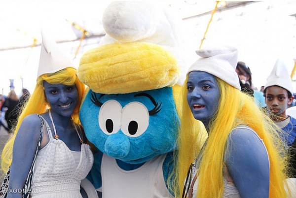 Global Smurf Day 2011 - Plus New Guinness World Record Of People ...