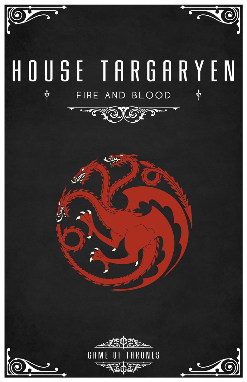 Tom Gateley’s Beautiful Minimalist ‘Game of Thrones’ House Posters ...