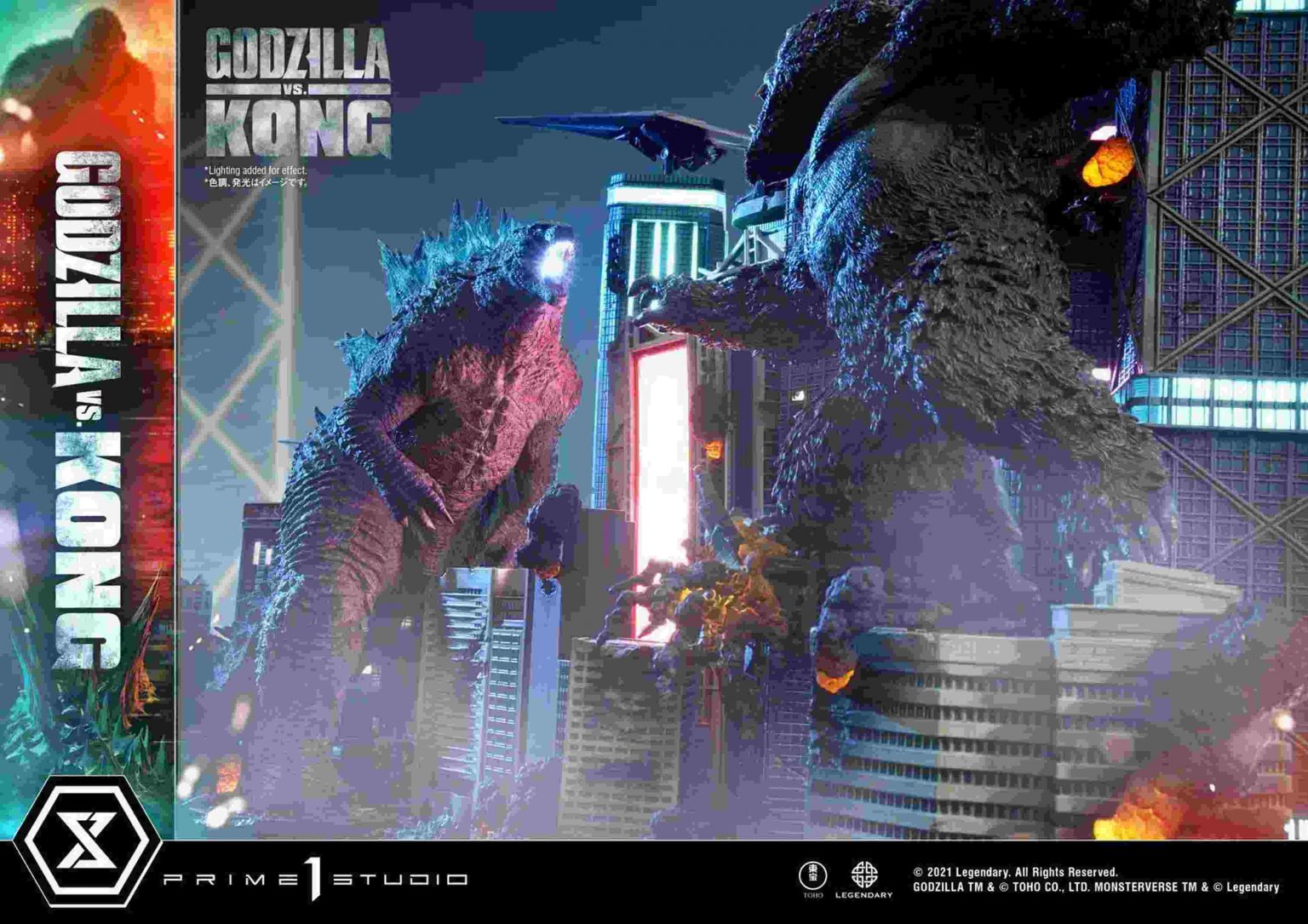 godzilla vs kong diorama