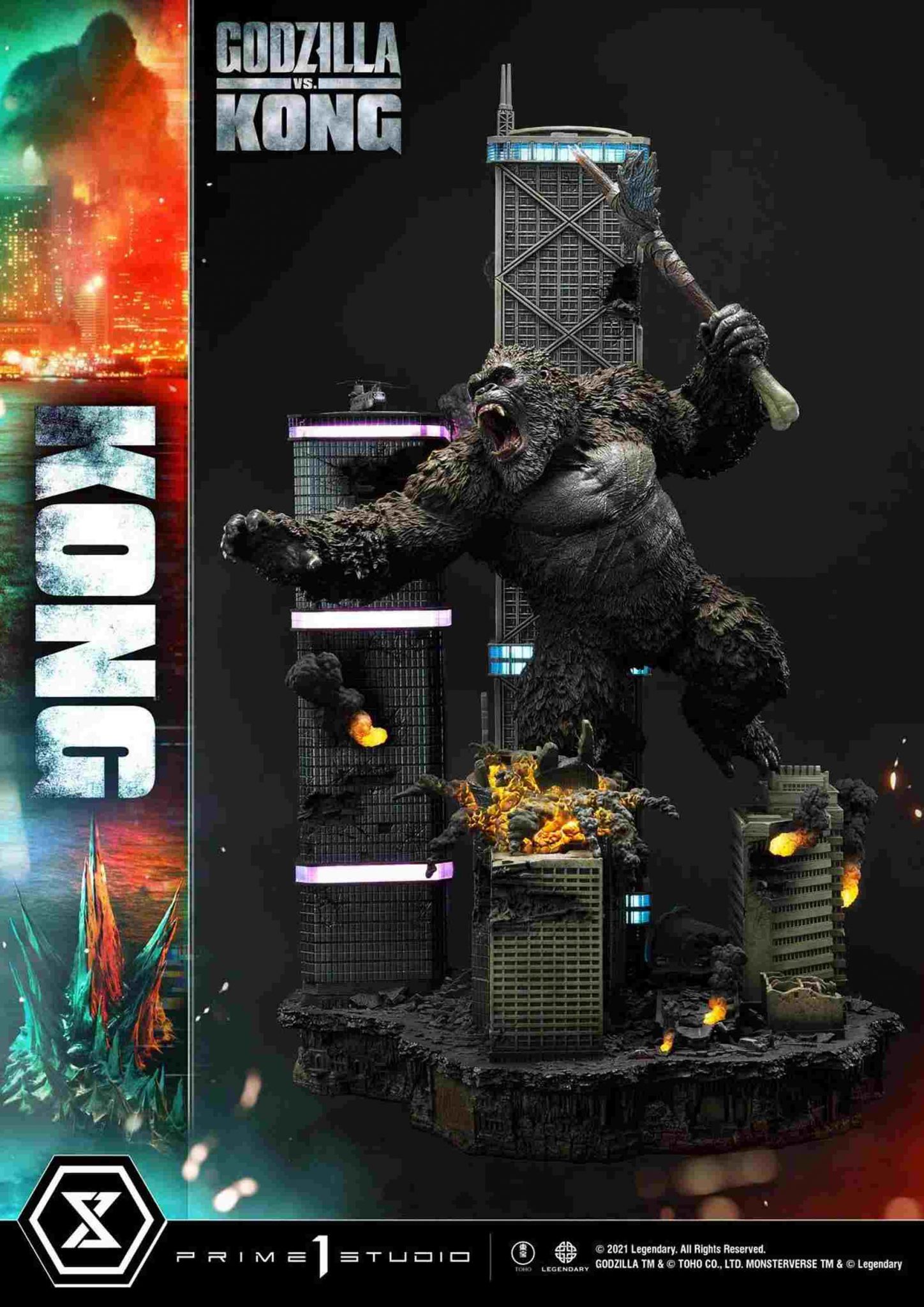 godzilla vs kong diorama