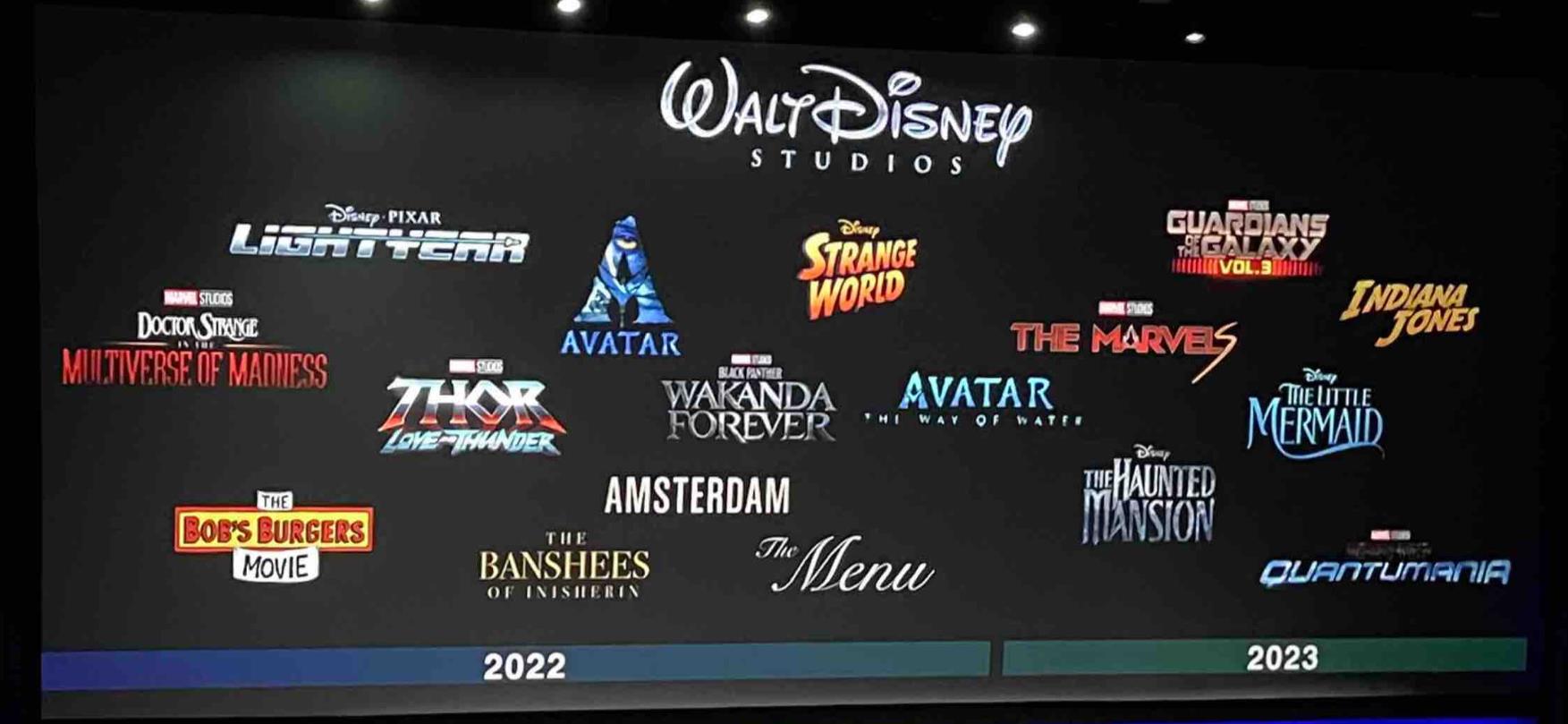 Disney Unveils 2022/2023 Updated Movie Release Calendar YBMW
