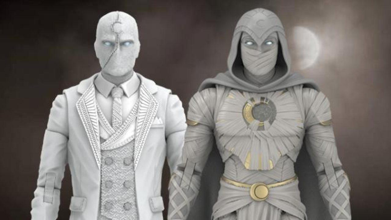 Moon Knight with LED Eyes (White) HQ Resin by Godofprops