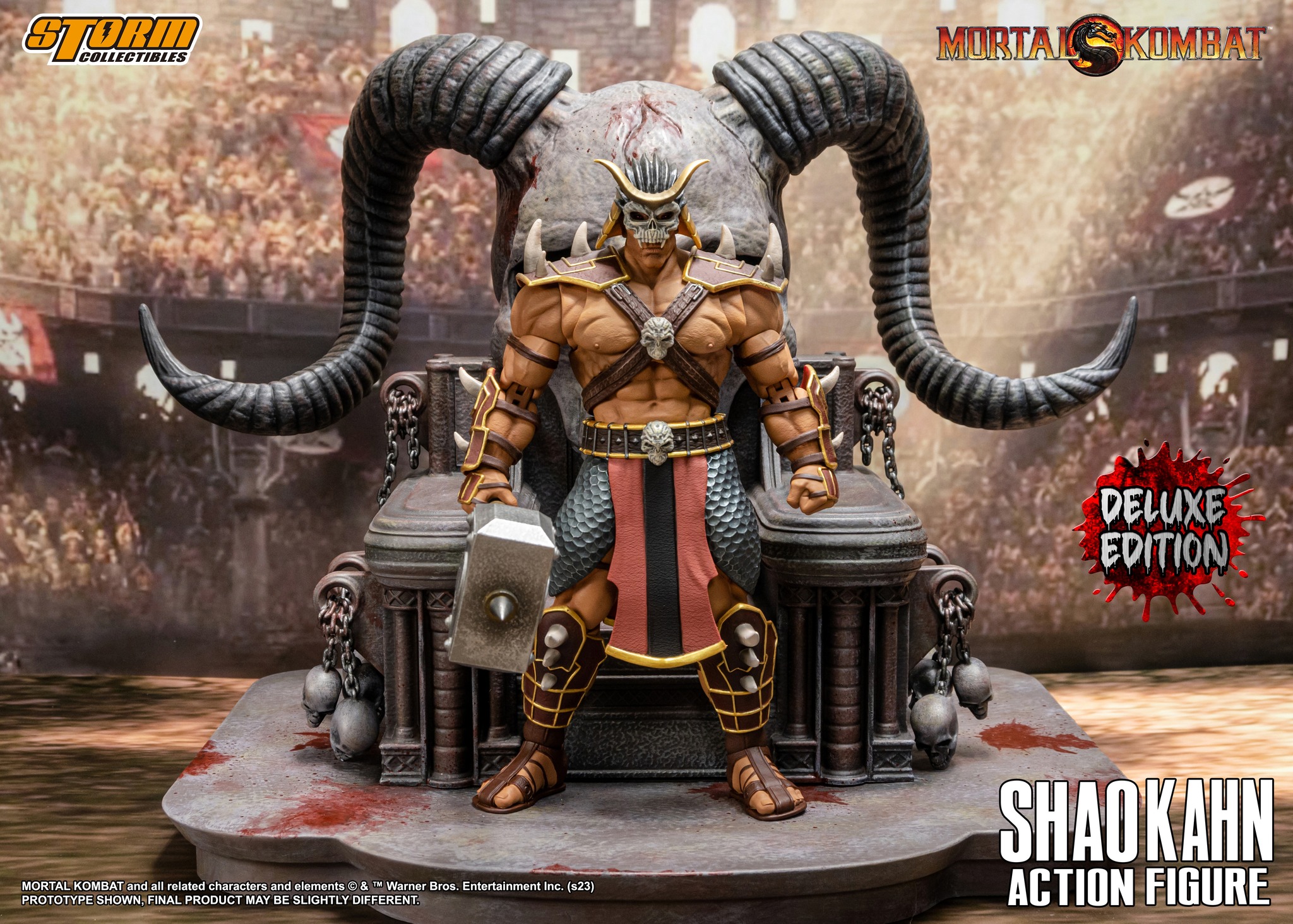 Mortal Kombat 1:12 Scale Shao Kahn & Throne Figure Video Review & Image  Gallery